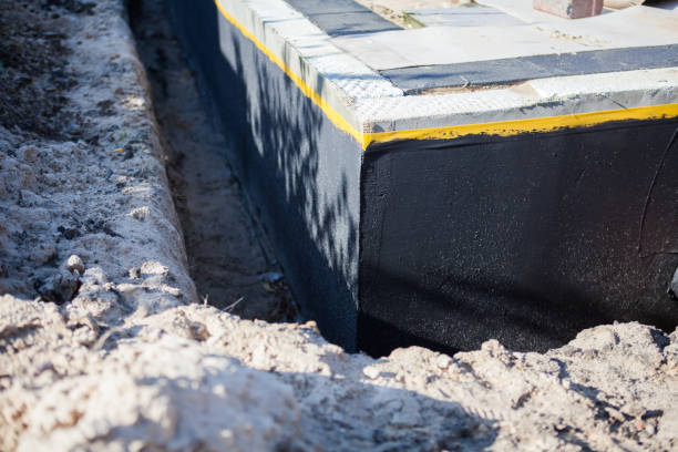 Residential Exterior Waterproofing installation at a Independence, WI home by SJ Waterproofing Pros